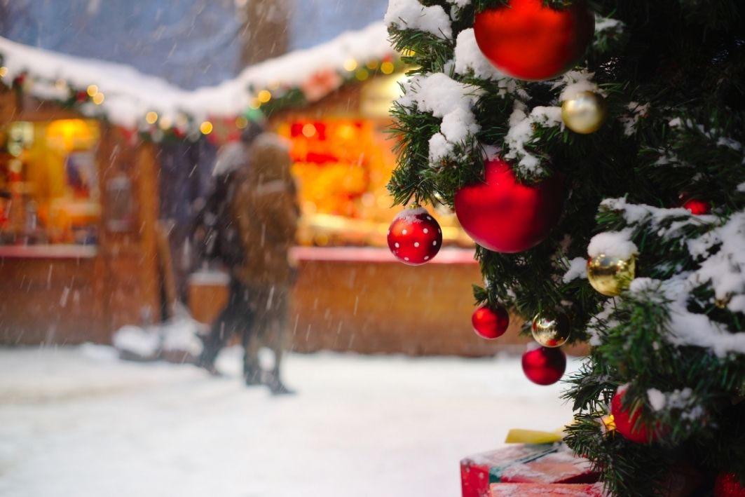Festliche Stimmung auf dem Weihnachtsmarkt